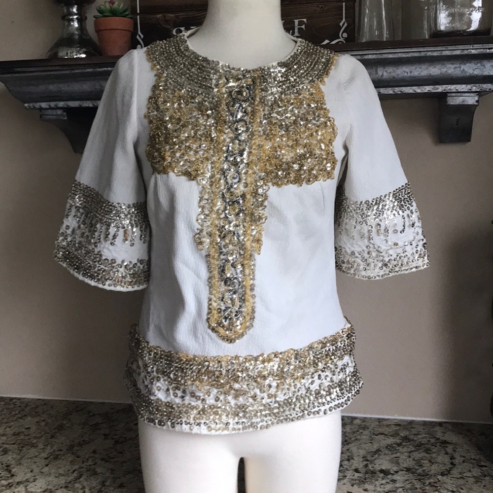 Vintage sequin blouse